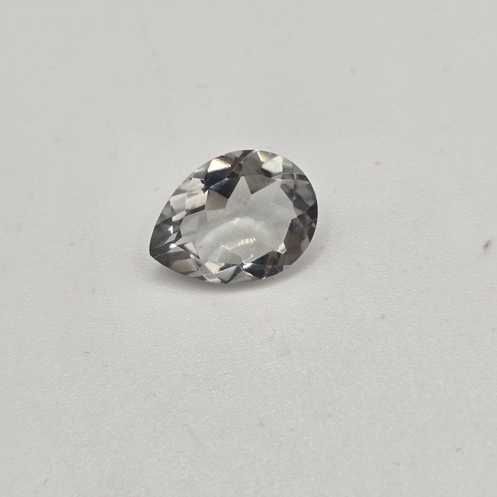 6.45Cts Genuine 100% Natural Aquamarine Unheated Pear Shape Brazil Gemstone